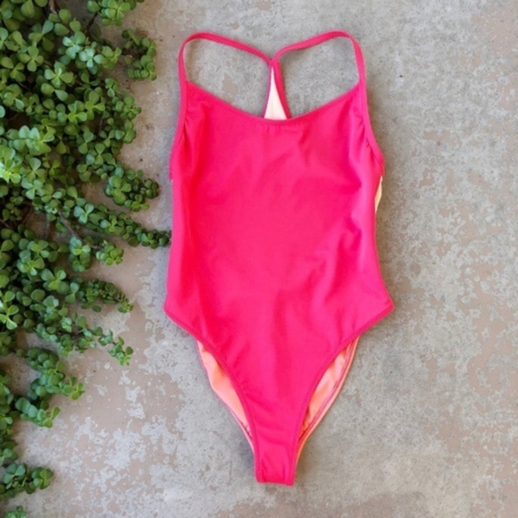 Outdoor Voices Other - Outdoor Voices Dive Back Cutout One Piece Swimsuit